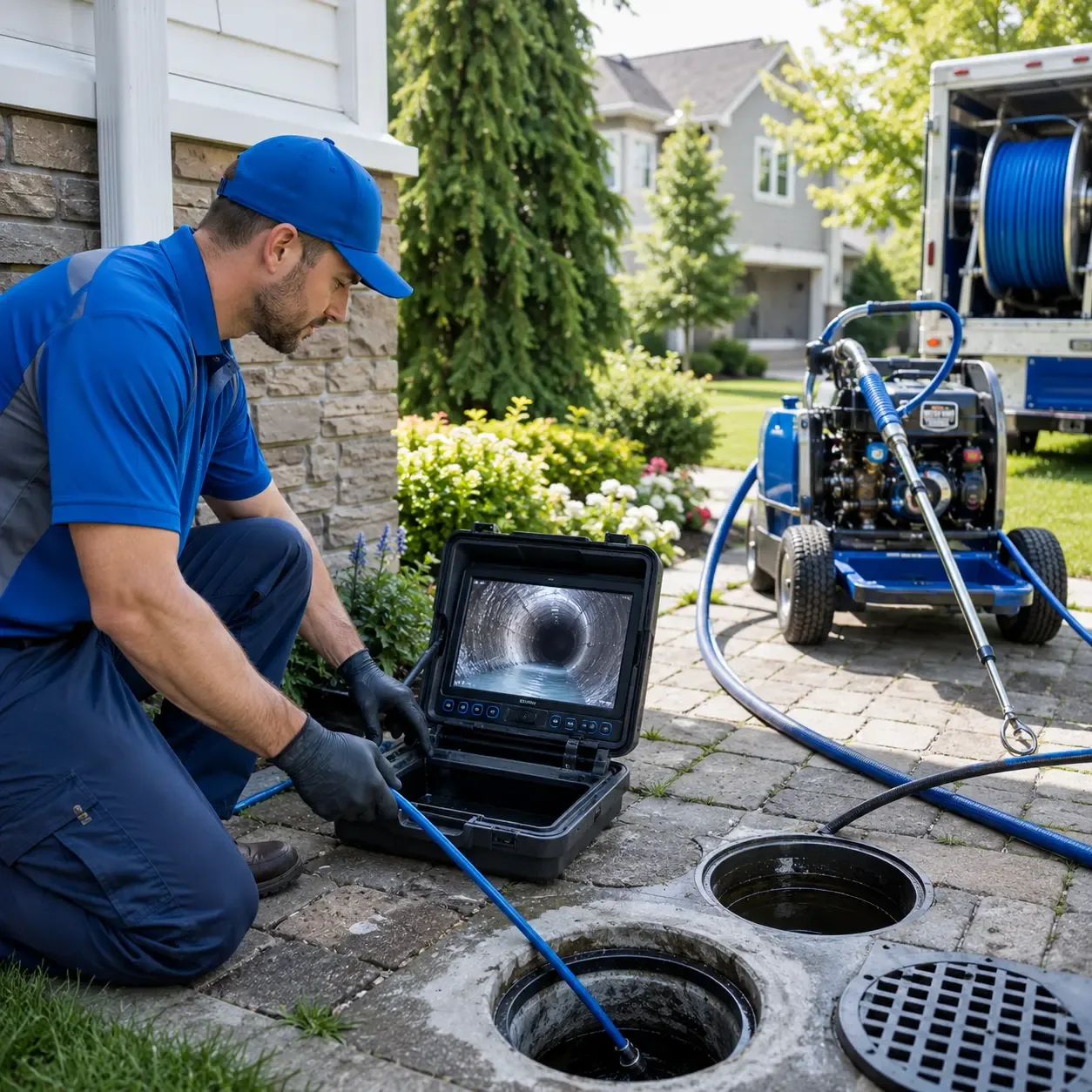 Outdoor drain cleaning professionals serving Kempton, IN